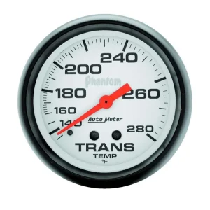 Reduced Price AUTOMETER 2-5/8in Phantom Trans. Temp. Gauge 140-280 5851