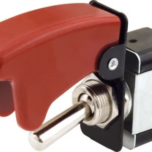 QUICKCAR RACING PRODUCTS Toggle Switch With Flip Cover 50-520 Limited Offer