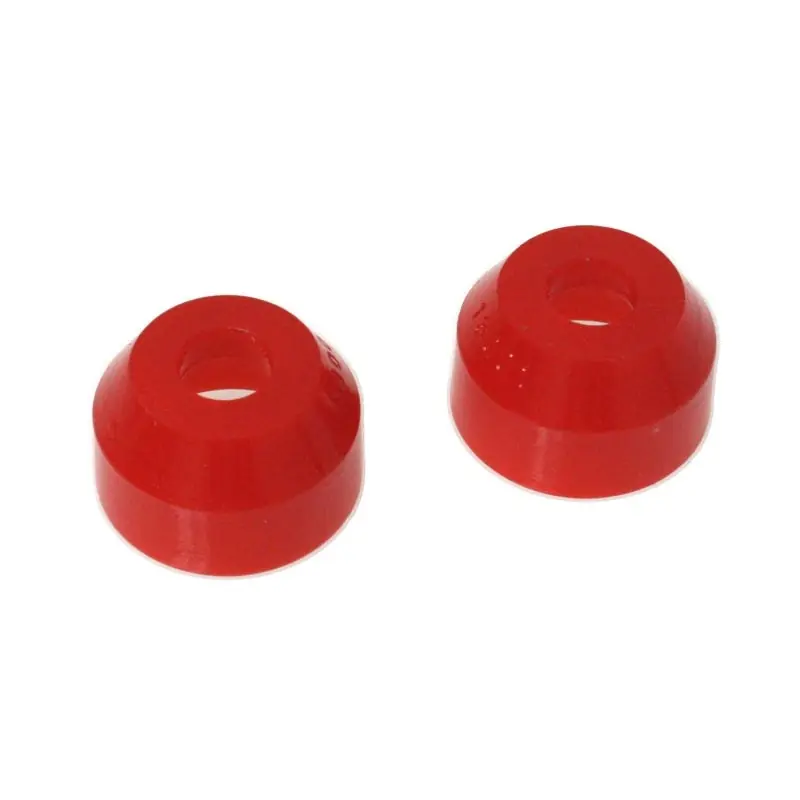 Last Chance Energy Suspension Hyper-Flex Tie Rod Dust Boot - Round - 0.472" - 1.200" OD Rod End - Polyurethane - Red - Universal - (Pair)