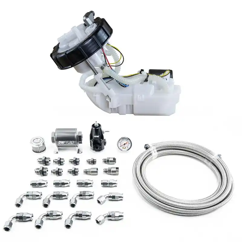 DeatschWerks 01-05 Honda Civic/02-06 Acura RSX DW400 Pump Module & Return Kit w/PTFE Fuel Lines Free Delivery