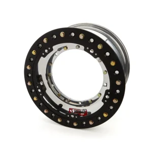 Hot Deal Sander Aluminum Sprint Car Direct Mount Beadlock Wheel - 15 x 8 in - 4 in Backspace - 5 x 9.75 in Bolt Pattern - Polished