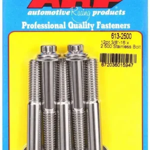 ARP Universal Bolt 3/8-16 in Thread 2.500 in Long Stainless 5 pc P/N 613-2500 Clearance