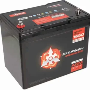 Shuriken High Performance Batteries 1650w 70amp hours compact size agm 12v battery Brand New