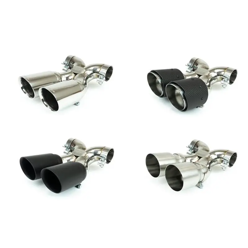 Certified Fabspeed Porsche Maxflo True X-Pipe with Dual Tips (09-12) (FS.POR.9872.DLTBR)