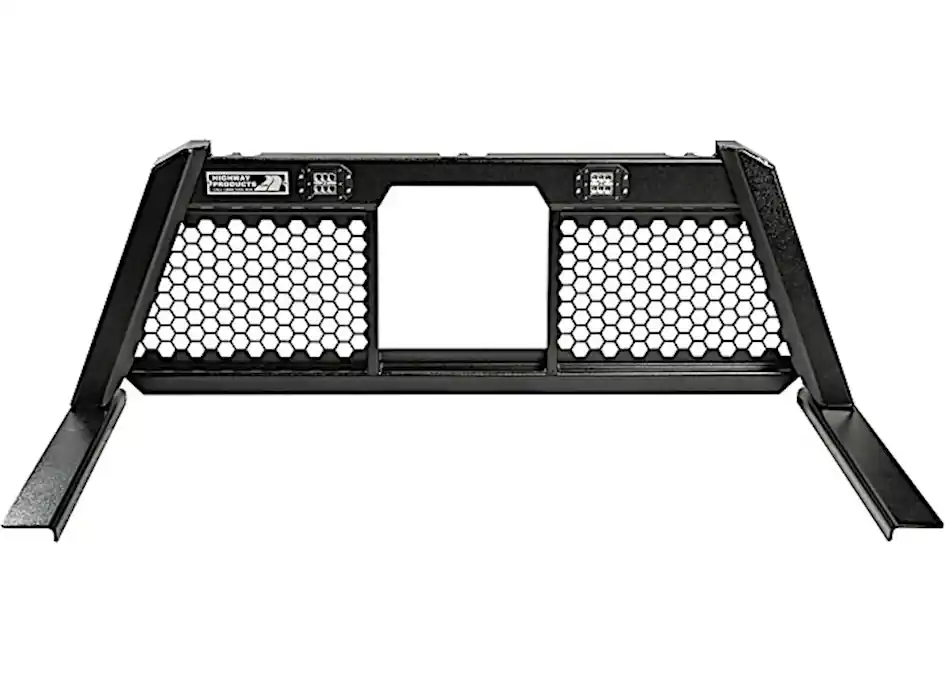 Premium Highway Products Guardian hd open mesh, smooth black upright, smooth black center, size 7