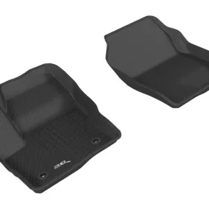 3D MAXpider Kagu Floor Liner - Front - Black/Textured - Ford Compact SUV 2015-19 - (Pair) Authentic