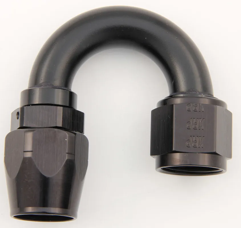 XRP-XTREME RACING PROD. #12 180 Deg Dbl Swivel Hose End Black 218012BB Cheap