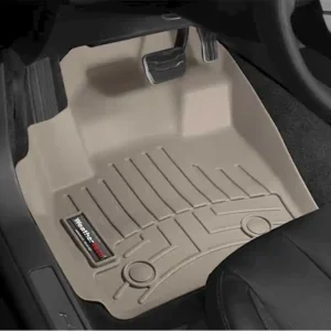 WeatherTech 02-06 ram 1500 quad 2wd/03-06 ram 2500/3500 quad 2wd front floorliner tan Professional Grade