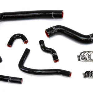 HPS Black Reinforced Silicone Radiator and Heater Hose Kit Coolant for Mazd (57-1491-BLK) Discount