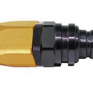 Jiffy-Tite Q/R #6 Str Hose End Plug ValvedGold/Black 22606 Low Price