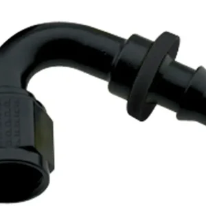 Modern Fragola Hose Fitting #12 120 Deg Push Lock Black 212012-Bl