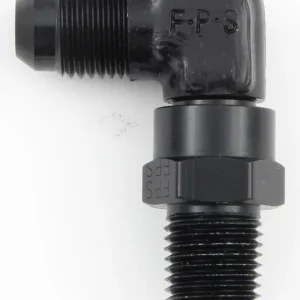 Direct From Manufacturer Fragola #6 X 1/4 Mpt 90 Deg Swivel Adapter Black 499106-Bl