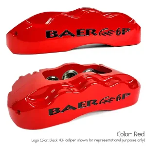 Warranty Included Baer Brakes 14" Pro+ Front Brake Kit, Red, SDZ, Std. Studs (4301428R)