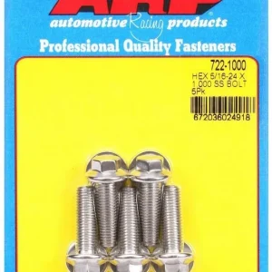 ARP S/S Bolt Kit - 6pt. (5) 5/16-24 x 1.000 722-1000 Don’t Miss Out