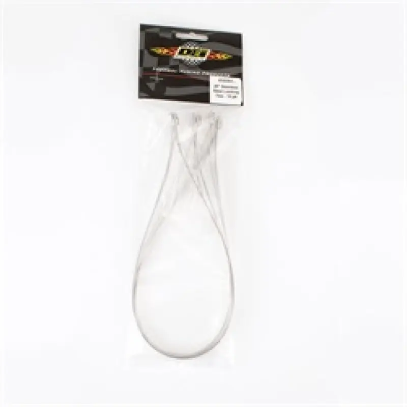 Authentic DEI Locking Exhaust Wrap Ties - 20 in Long - Stainless - 6 in Diameter Pipe (Set of 10)