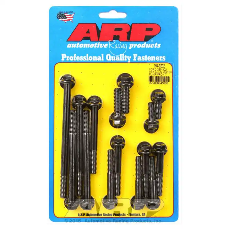 While Supplies Last ARP Bolt Kit 6pt SBF 289/302 Alm Water Pump & T-Cover 154-3202