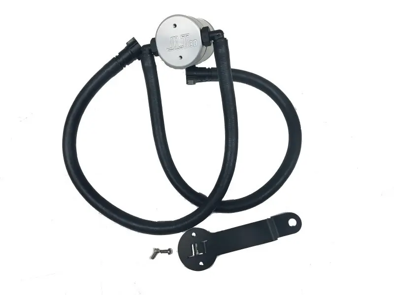 J&L 2021.5-2022 Ford Bronco 2.3L EcoBoost Oil Separator 3.0 Passenger Side - Clear Anodized Must Have