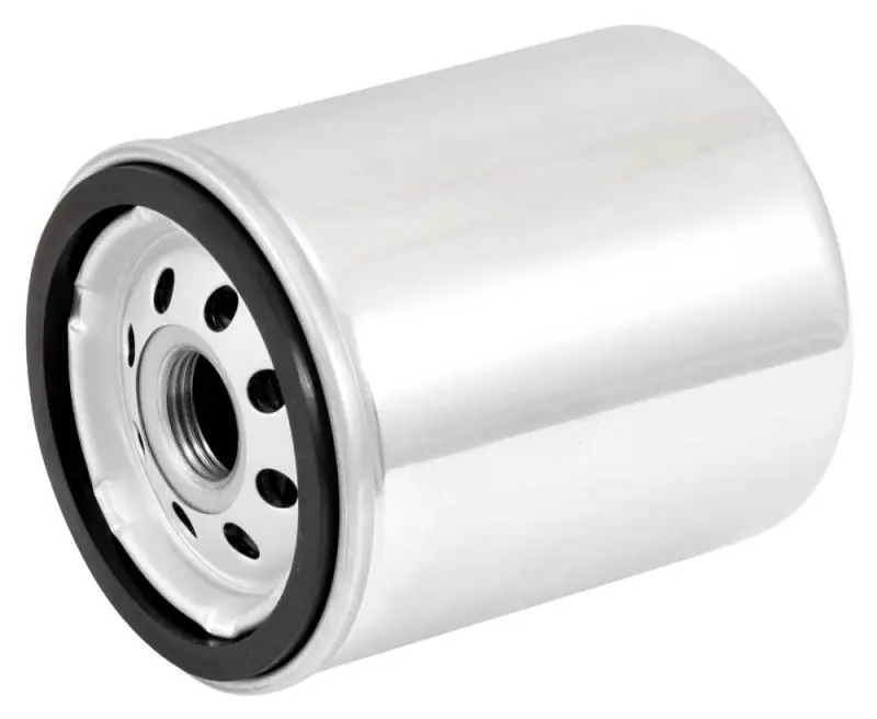 Secure Checkout K&N Harley-Davidson 3in OD x 4.063in H Chrome Oil Filter