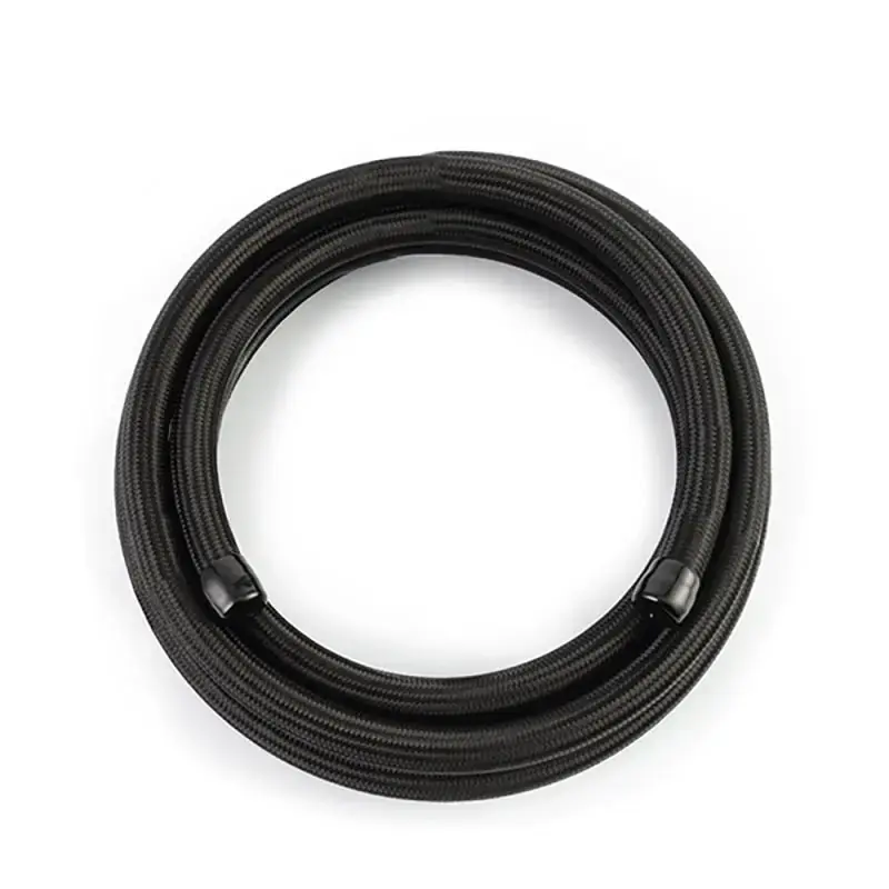 Mishimoto 15Ft Stainless Steel Braided Hose w/ -8AN Fittings - Black Secure Checkout