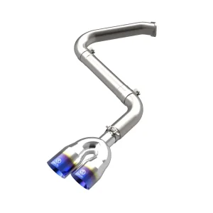 Worldwide Shipping aFe Takeda 21-25 Hyundai Elantra 1.6L (t) 3in. SS Axle-Back Exhaust System w/Blue Flame Tips