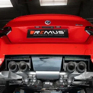 Worldwide Shipping Remus 2014 Audi TT Coupe/Cabrio 2.0L Axle Back Exhaust w/Conn Tube/Frt Section/Chrome Tail Pipe Set
