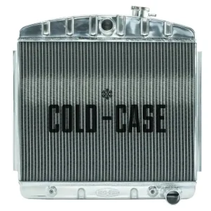 Popular COLD CASE RADIATORS 55-57 Tri-5 Chevy Radiat or (V8 Mount) CHT562A