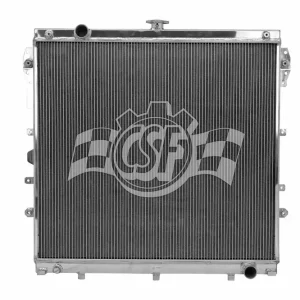 Special Offer CSF Aluminum Single Pass Radiator - 28.75 in W x 2.063 in D - Polished - Toyota Fullsize Truck 2007-20