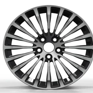 18X8.0 WF Aftermarket Wheel ML0188 Black Machine Face 5X114.3/60.1, ET 35 mm Direct From Factory