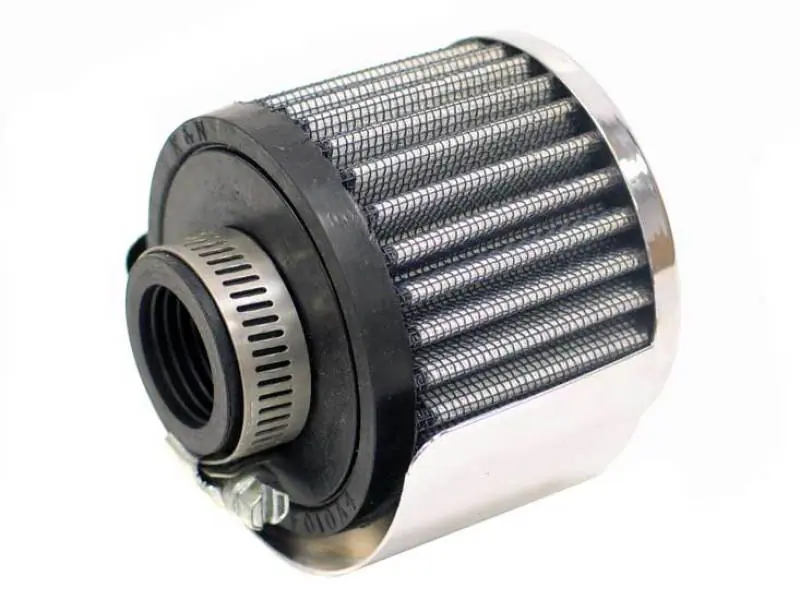 K&N 1in Flange ID x 3in OD x 2.5in Height Clamp On Crankcase Vent Filter Final Sale