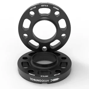 aFe CONTROL Billet Aluminum Wheel Spacers 5x120 CB72.6 20mm - BMW Limited Offer