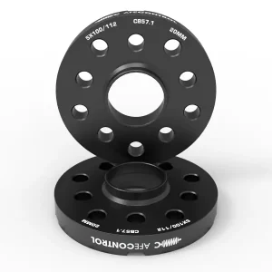 aFe CONTROL Billet Aluminum Wheel Spacers 5x100/112 CB57.1 20mm - Volkswagen/Audi Cheap