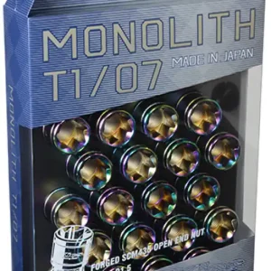Wholesale Project Kics 14 x 1.5 Neochrome T1/07 Monolith Lug Nuts - 20 Pcs