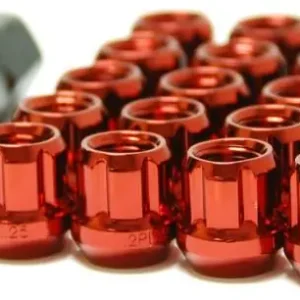 WHEEL MATE MUTEKI OPEN END LUG NUTS – RED 12×1.50 Trusted Brand