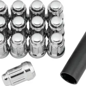 Warranty Included QuadBoss Spline Lug Nuts 12x1.25 - Silver - 608816