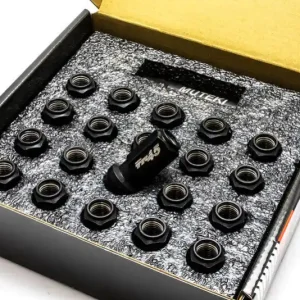 Wheel Mate Muteki Open End Lug Nuts - Gun Metal - 12x1.50 - 45mm One Day Deal