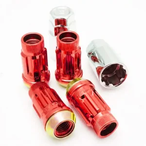Wheel Mate Mutkei SR45R Lock Set 12x1.25 Red (4pcs) Mega Sale