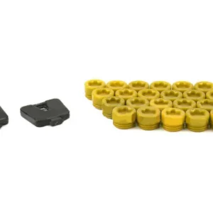 Wheel Mate SR45R Caps Set of 20 - Yellow Secure Checkout