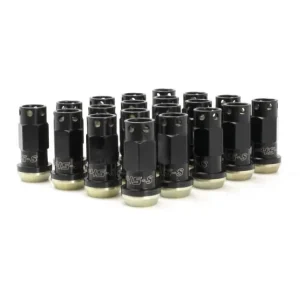 Wheel Mate Muteki SR45-S Lug Nut Kit 12x1.50 - Black Finish w/ YZP Washers Exclusive