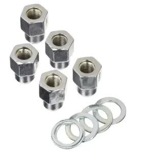 Weld Open End Lug Nuts w/Centered Washers 7/16in. RH - 5pk. Best Seller