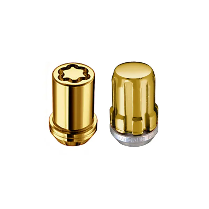 McGard SplineDrive Tuner 5 Lug Install Kit w/Locks & Tool (Cone) M12x1.25 / 13/16 Hex - Gold (CS) Top Pick