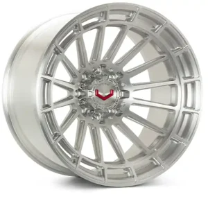 Warranty Included Vossen LCX-01 24x10 - 8x165.1 - ET+15 - Deep - 125.1 - Brushed Gloss Clear Wheel