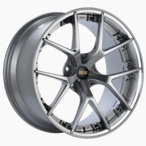 BBS RI-S 20x10 5x112 ET38 Diamond Silver Center / Diamond Cut Lip Wheel -82mm PFS/Clip Required RIS014DSPK Fast Shipping