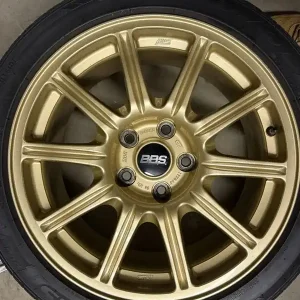 BBS RI-D 21x10.5 5x112 ET10 Diamond Gold Wheel -82mm PFS/Clip Required RI102DG Buy Today