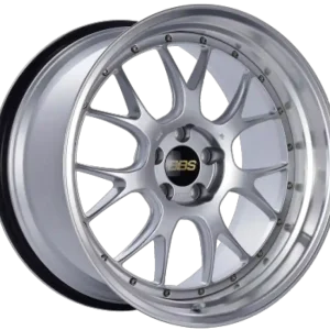 Warranty Included BBS LM-R 19x9.5 5x120 ET25 Diamond Silver Center Diamond Cut Lip Wheel -82mm PFS/Clip Required LM305DSPK
