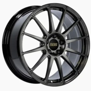BBS FS 19x8 5x112 ET30 Diamond Black Wheel - 82mm PFS Required FS009DBK Professional Grade