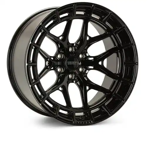 Luxury Vossen HF-8 24x10 / 5x130 BP / ET15 / 84.1 CB / Deep - Gloss Black Wheel- HF8-4P60