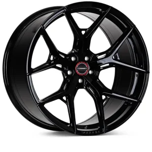 Bargain Vossen HF-5 20x8.5 / 5x112 / ET40 / Flat Face / 66.5 - Gloss Black Wheel