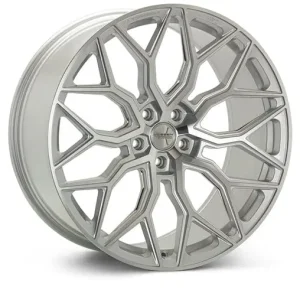 Bargain Vossen HF-2 24X10 / 5X120 / ET32 / Deep Face / 72.56 - Silver Polished Wheel- HF2-4B63