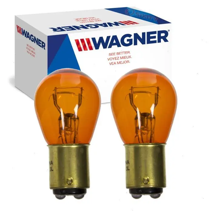 1984-1989 Chrysler Fifth Avenue 2 pc Wagner Turn Signal Light Bulbs Front Inner - Electrical Fast Shipping