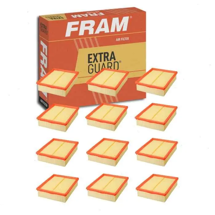 12 pc FRAM Extra Guard CA10083 Air Filters for 042-1761 28113-3J100 A35816 ALA-8302 JFAH17 Intake Free Returns